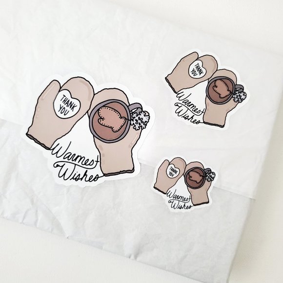 LoveBarbara Handbags - LB048 Warmest Wishes Thanks Sticker [Price Firm]